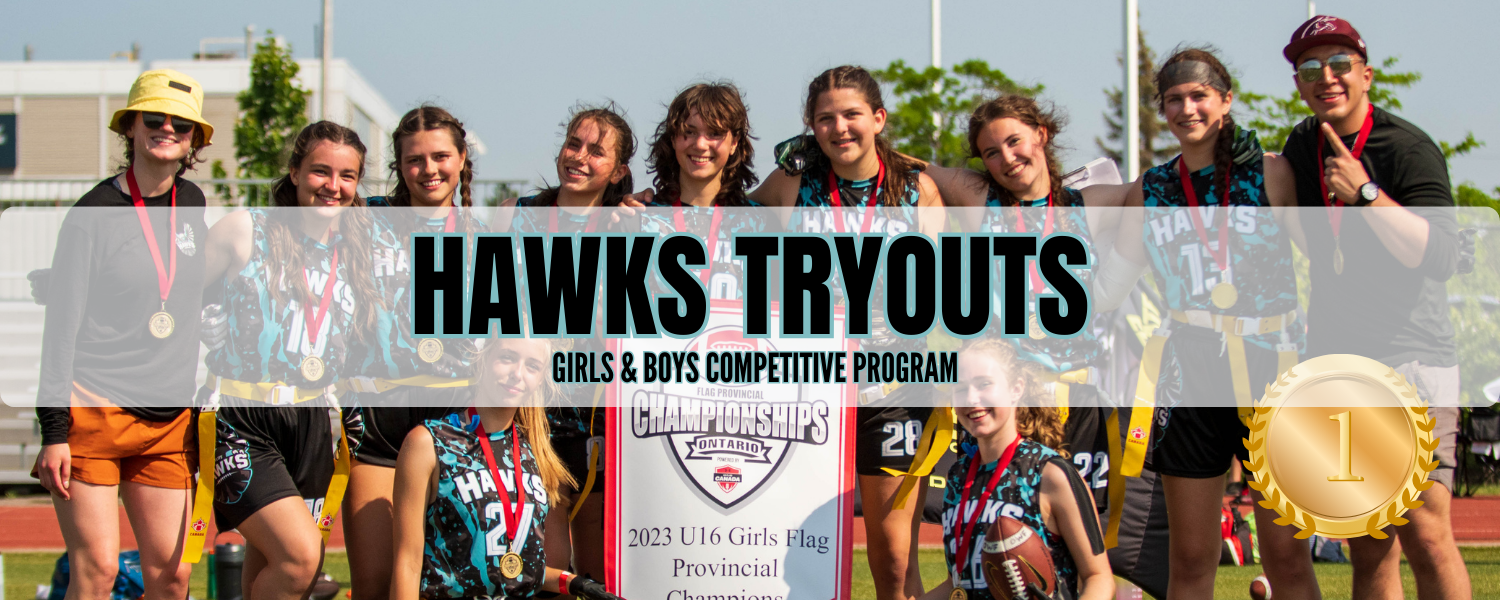 Boys & Girls Hawks Tryouts, Competitive Flag Football travel team