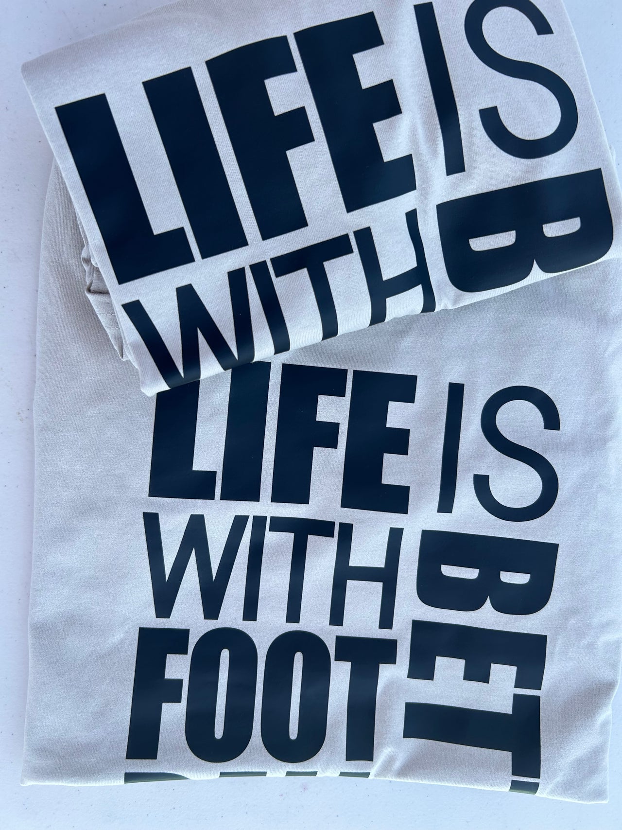 OWF Life is better with football T-shirt