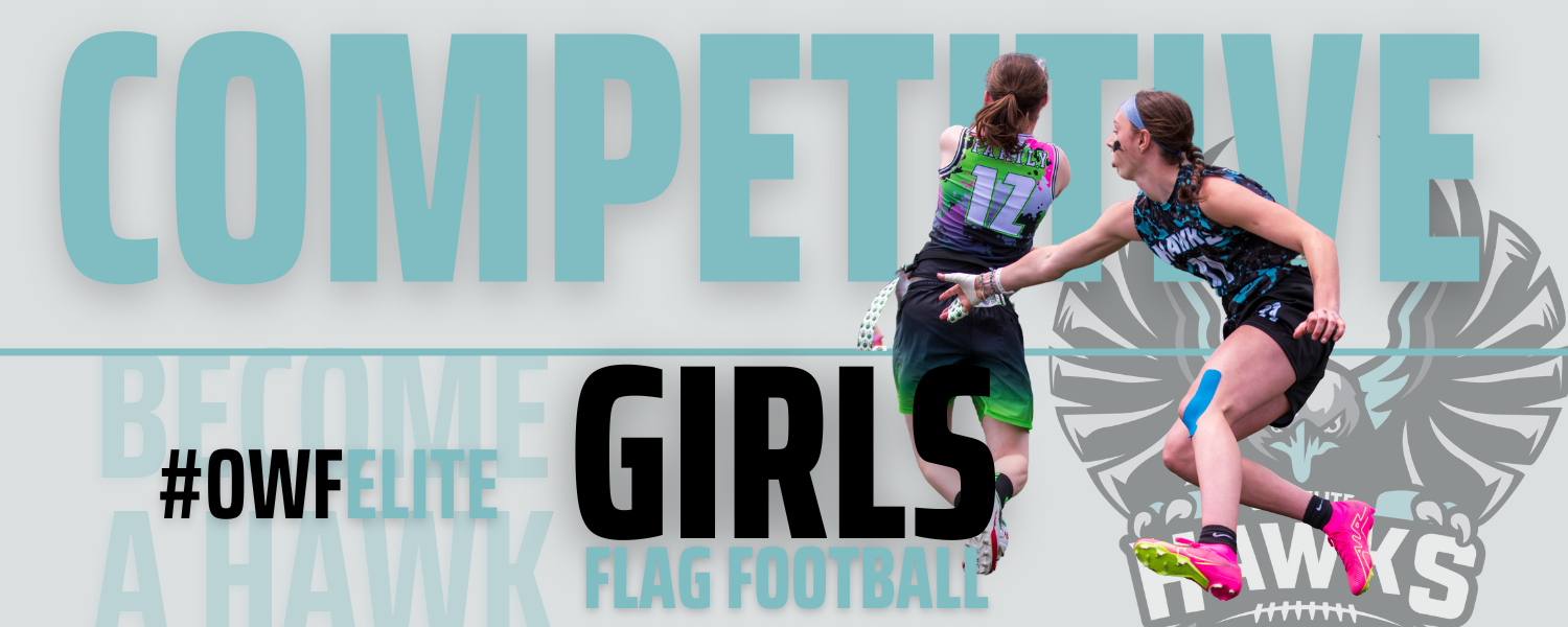 Ottawa WOmen's Football Elite Hawks Competitive Flag Football Program for girls