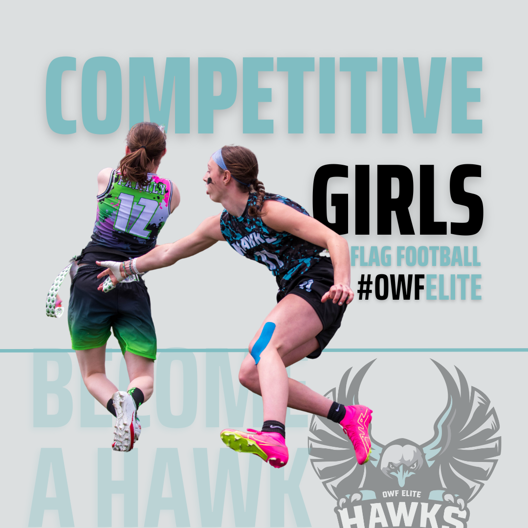 Ottawa WOmen's Football Elite Hawks Competitive Flag Football Program for girls