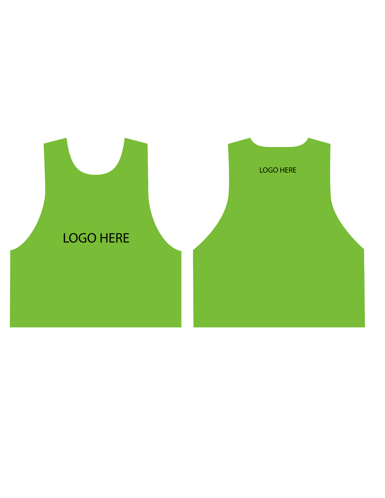 Custom sports Pinnies