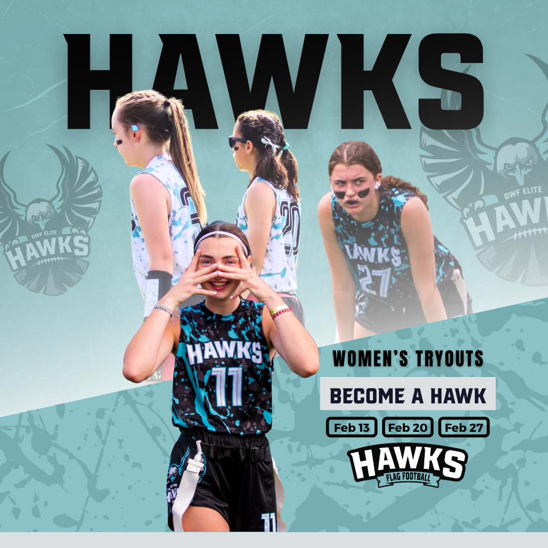 Women's U23 Tryout - Hawks Competitive Flag Football Travel Team